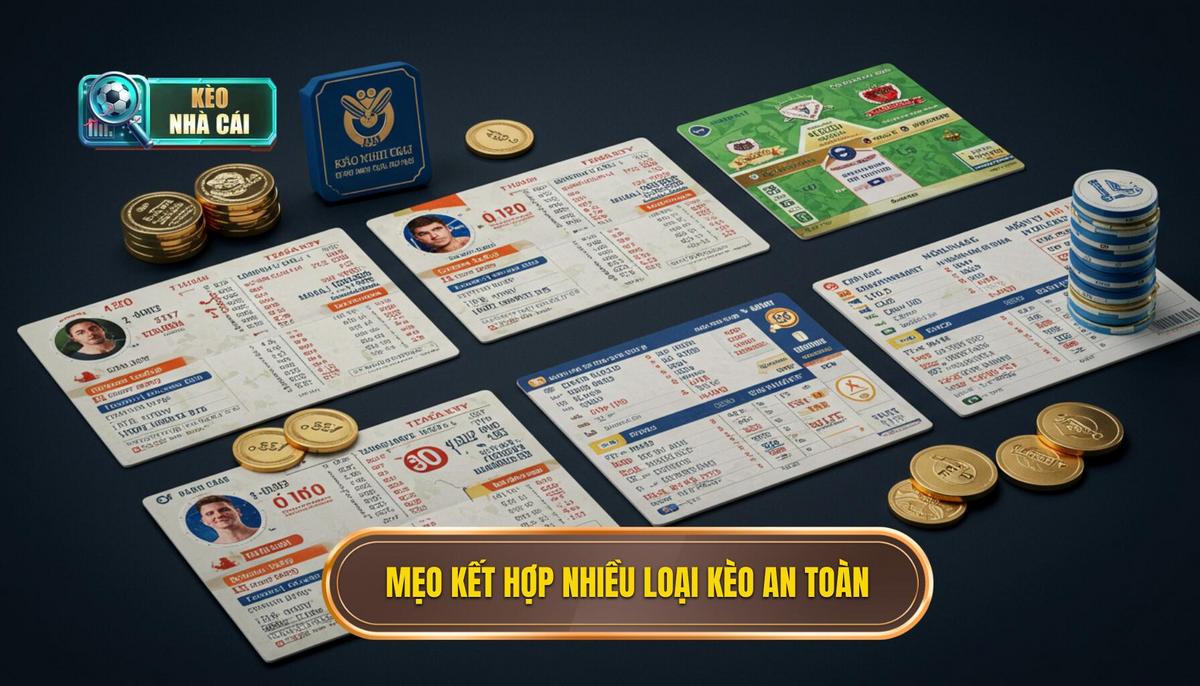 Mẹo kết hợp nhiều loại kèo an toàn