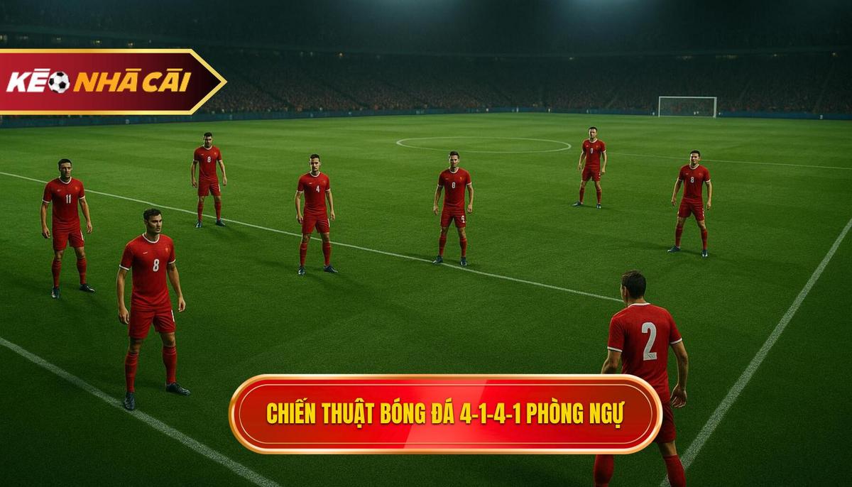 Nguyên Tắc Áp Dụng Chiến Thuật Bóng Đá 4-1-4-1 Phòng Ngự