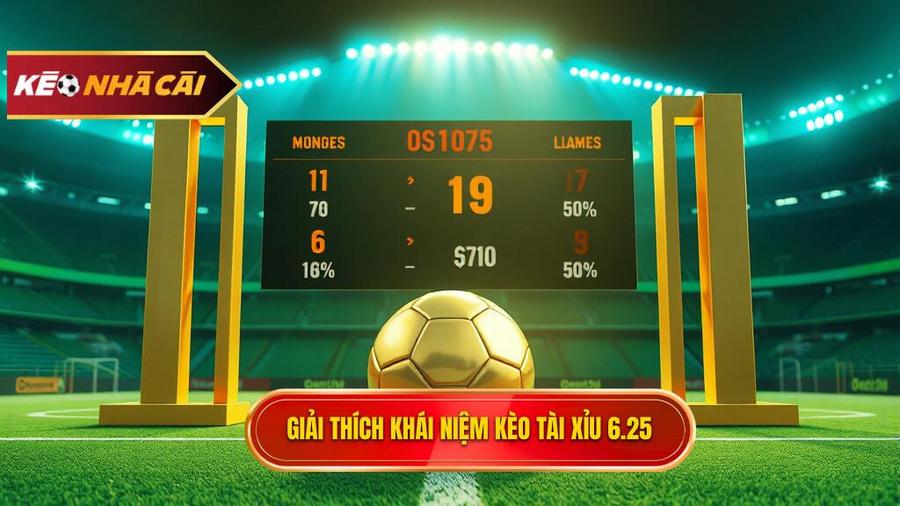 Khái niệm cơ bản: Kèo tài xỉu 6.25 là gì?