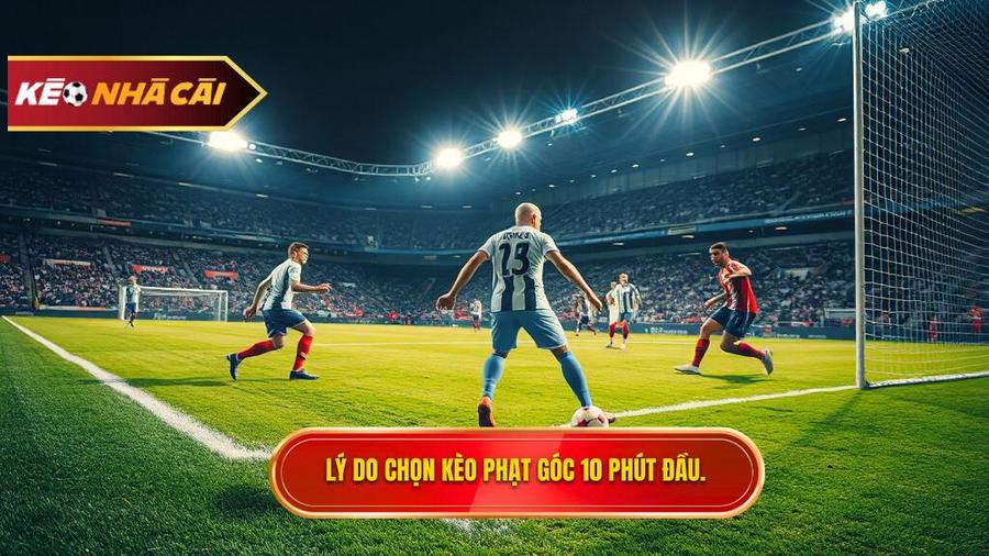 Tại sao nên chọn Kèo cược đội nhận quả phạt góc trong 10 phút đầu?