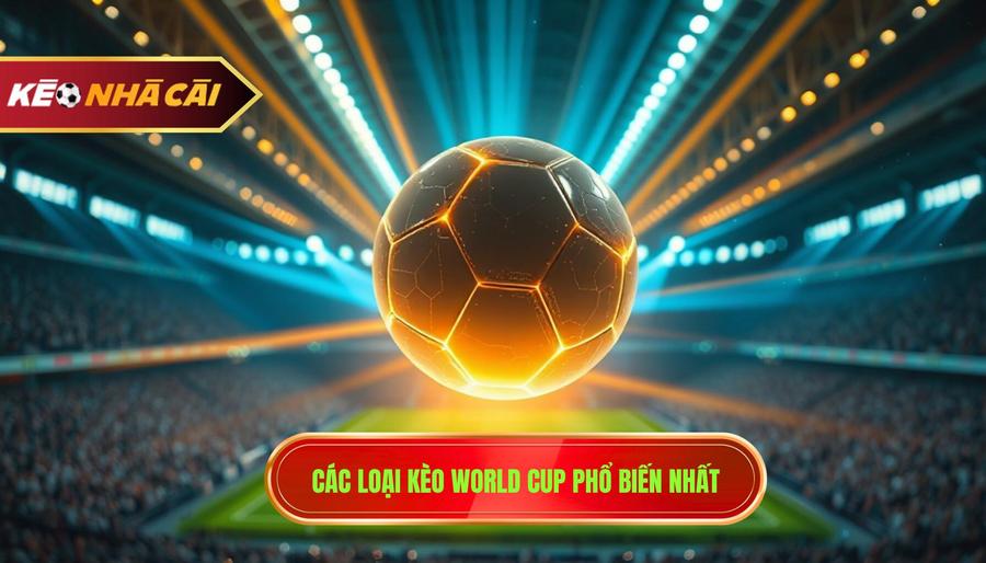 Các loại kèo World Cup phổ biến nhất