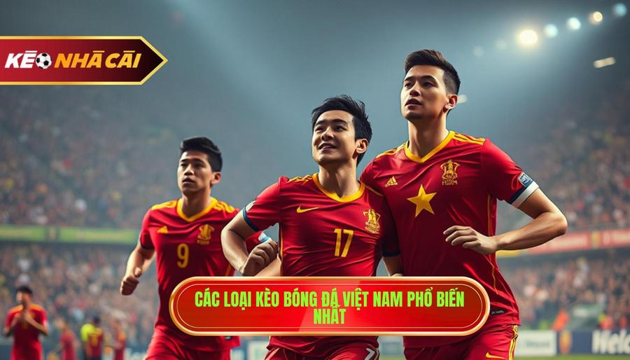 2. Các loại kèo bóng đá Việt Nam phổ biến nhất