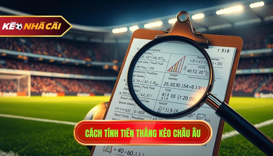 2. Cách tính tiền thắng kèo Châu Âu